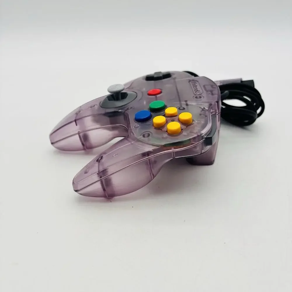 Nintendo 64 N64 OEM Clear Atomic Purple Controller Tight Stick, Working / Tested
